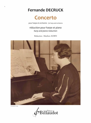 Concerto pour harpe et orchestre. Réduction pour harpe et piano  Visuel